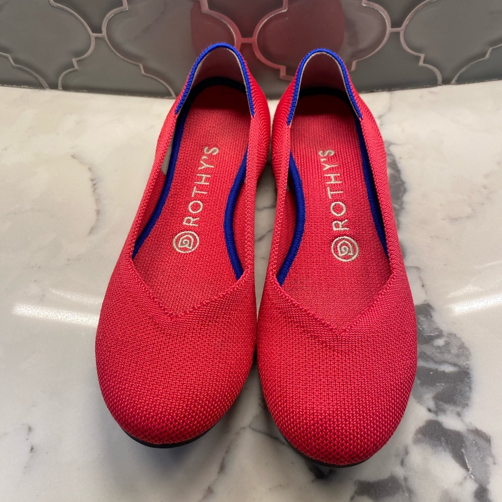 Rothy’s Hot Pink Flats